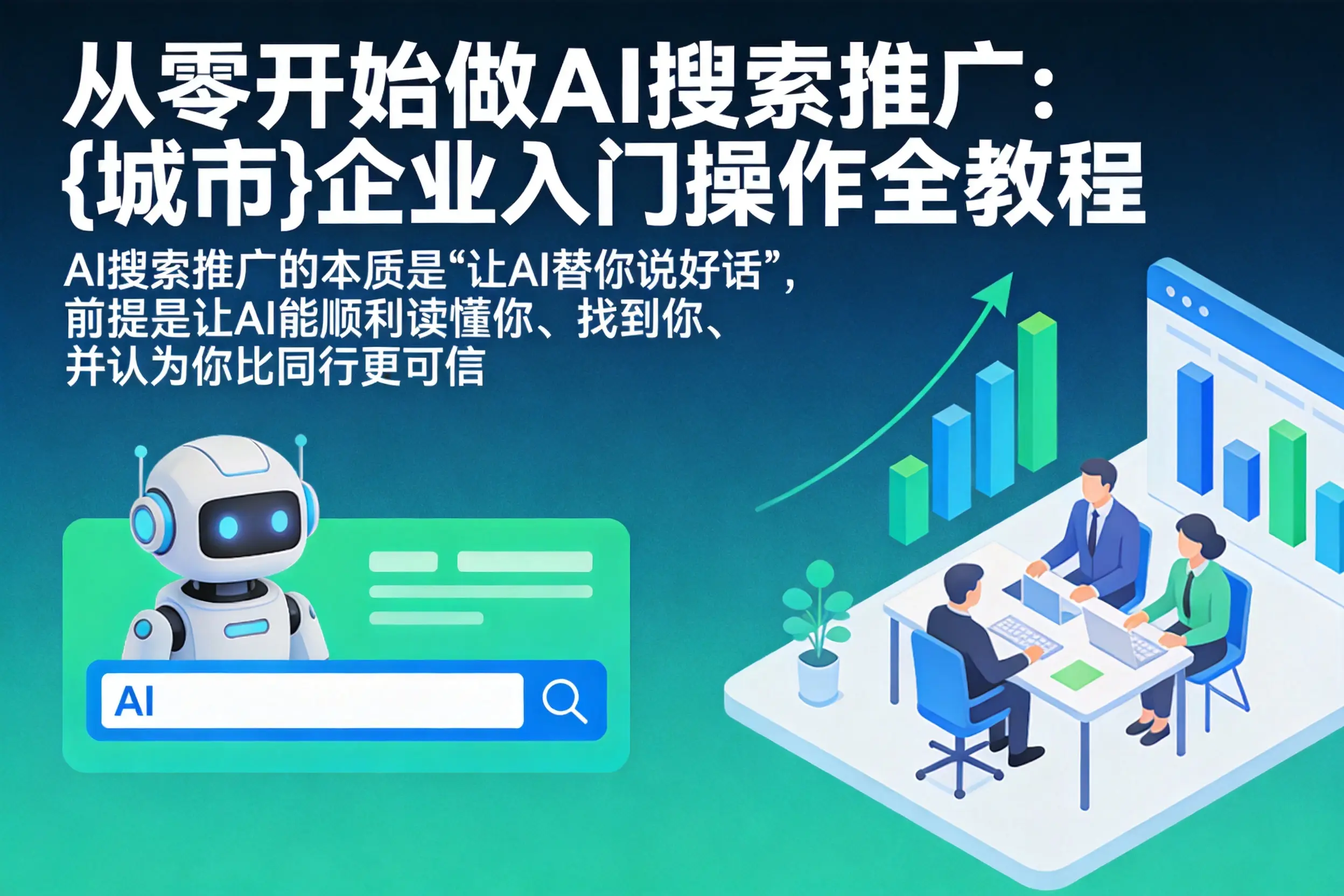 从零开始做AI搜索推广：山西企业入门操作全教程