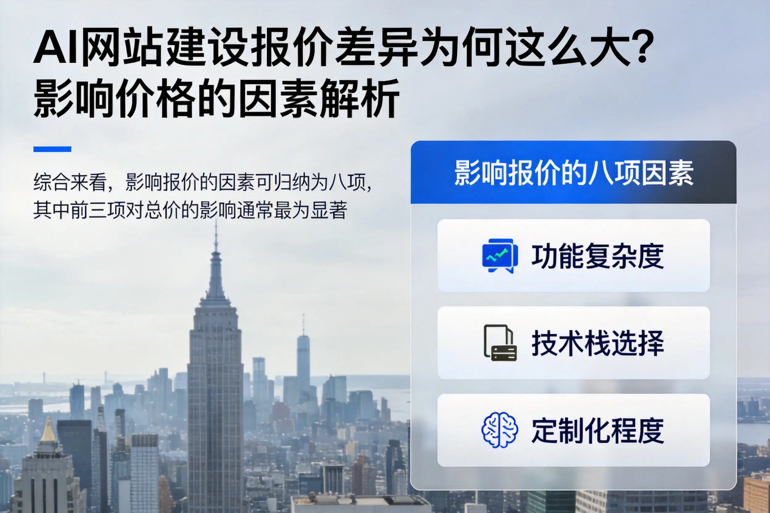 山西AI网站建设报价差异为何这么大?影响价格的因素解析