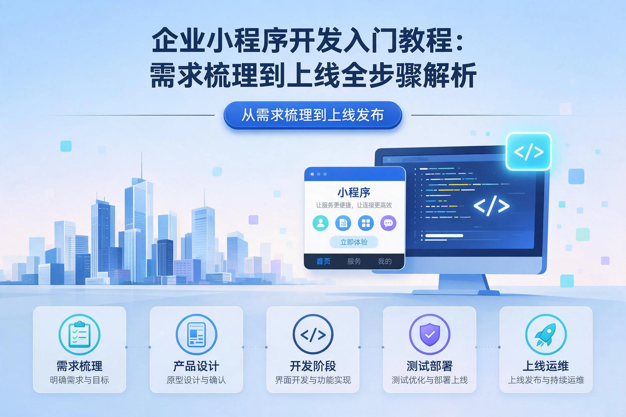 山西企业小程序开发入门教程：需求梳理到上线全步骤解析