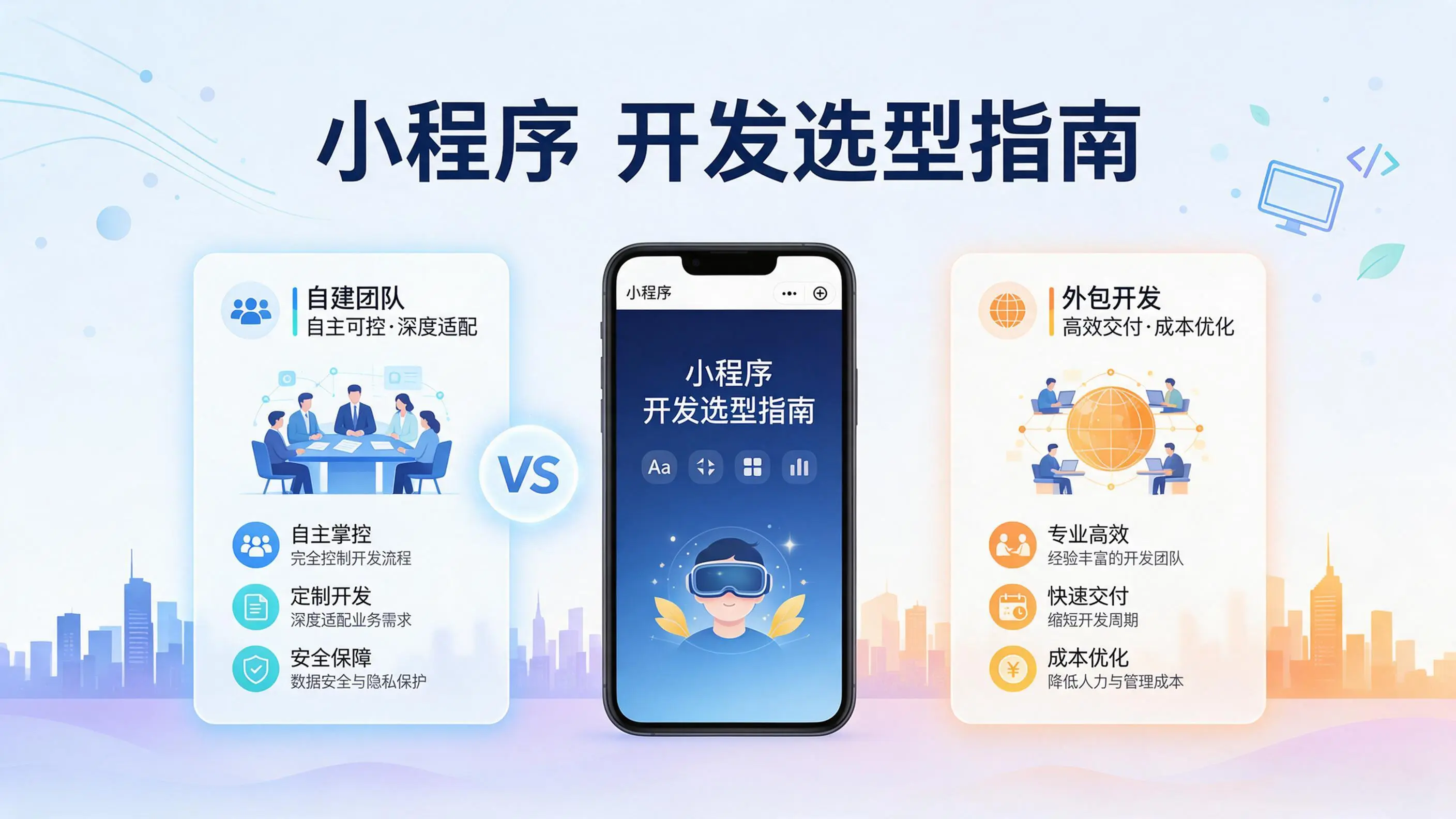 山西小程序开发选型指南：自建团队与外包的优劣对比分析