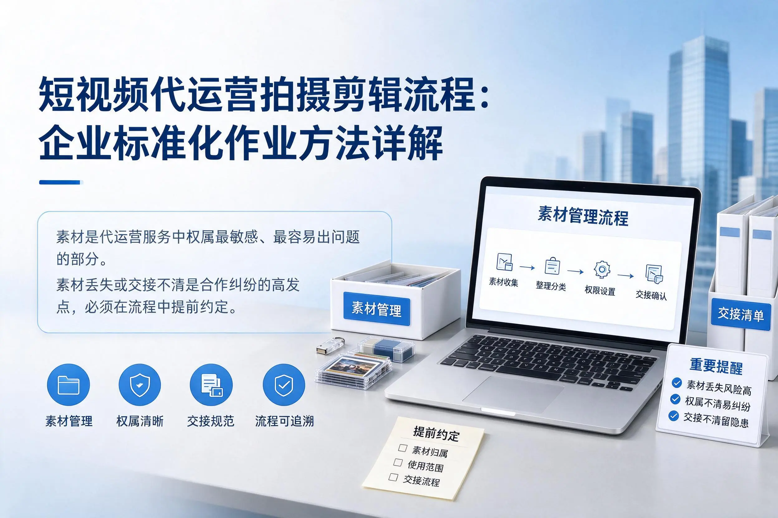 短视频代运营拍摄剪辑流程:山西企业标准化作业方法详解