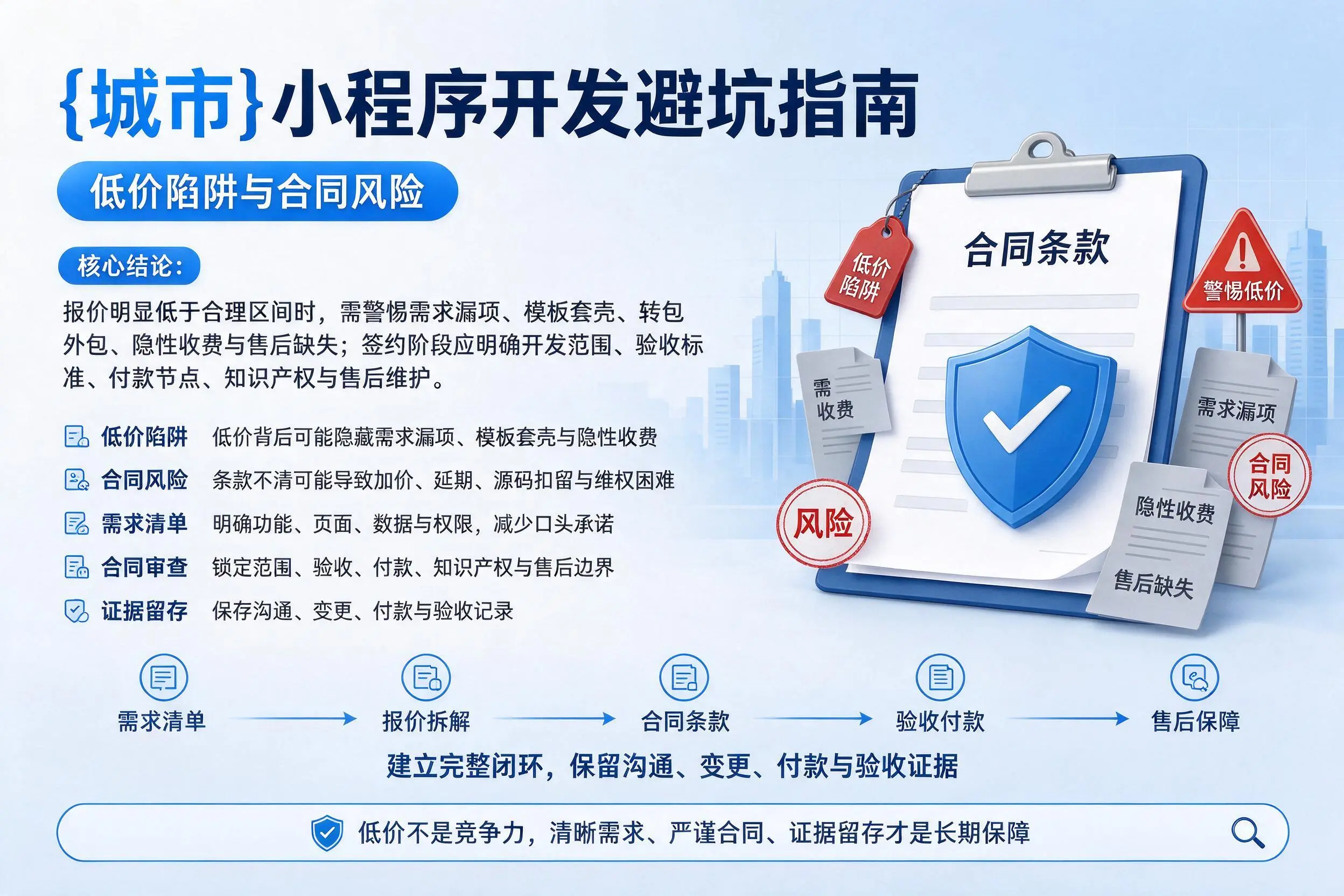 山西小程序开发避坑指南:低价陷阱与合同风险