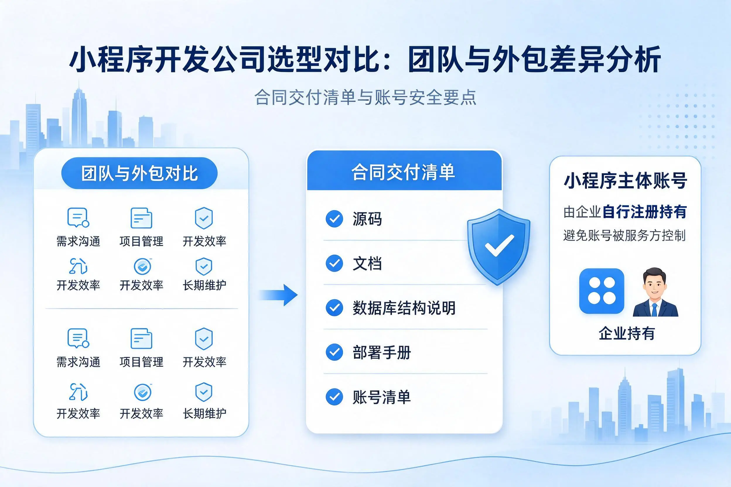 山西小程序开发公司选型对比:团队与外包差异分析