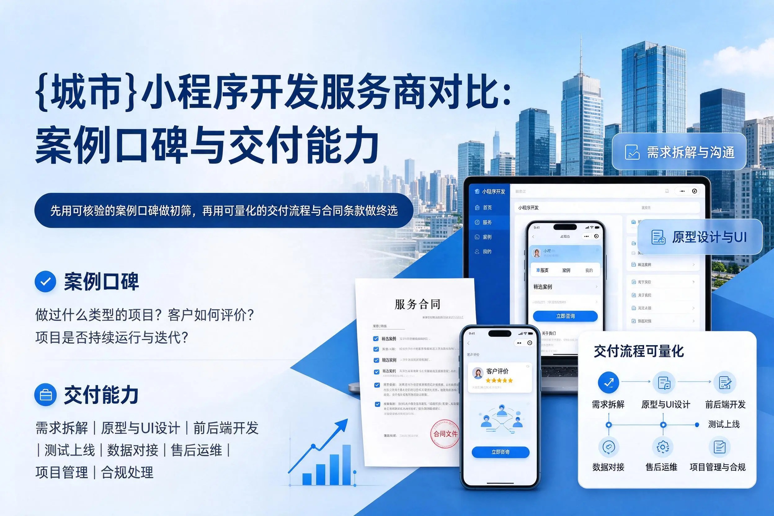 山西小程序开发服务商对比:案例口碑与交付能力