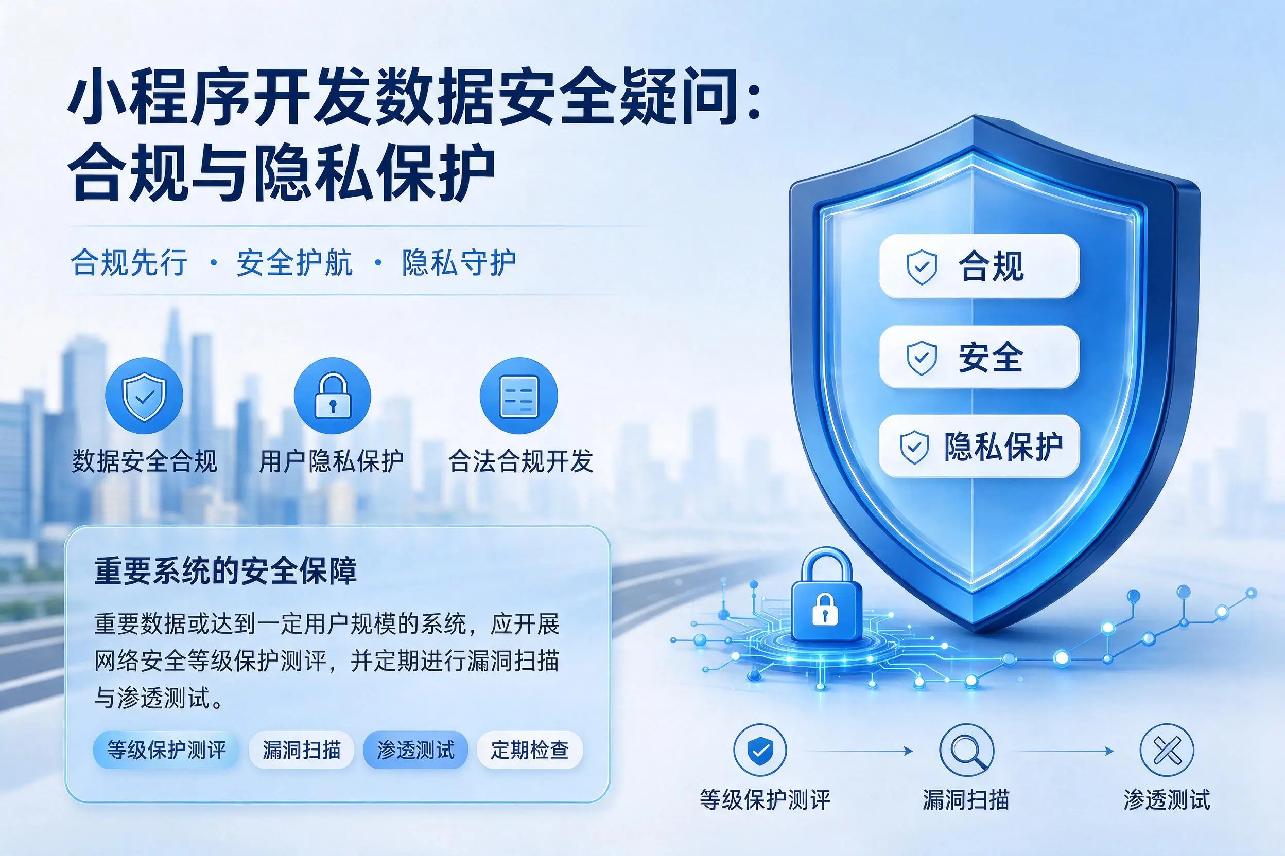 山西小程序开发数据安全疑问:合规与隐私保护