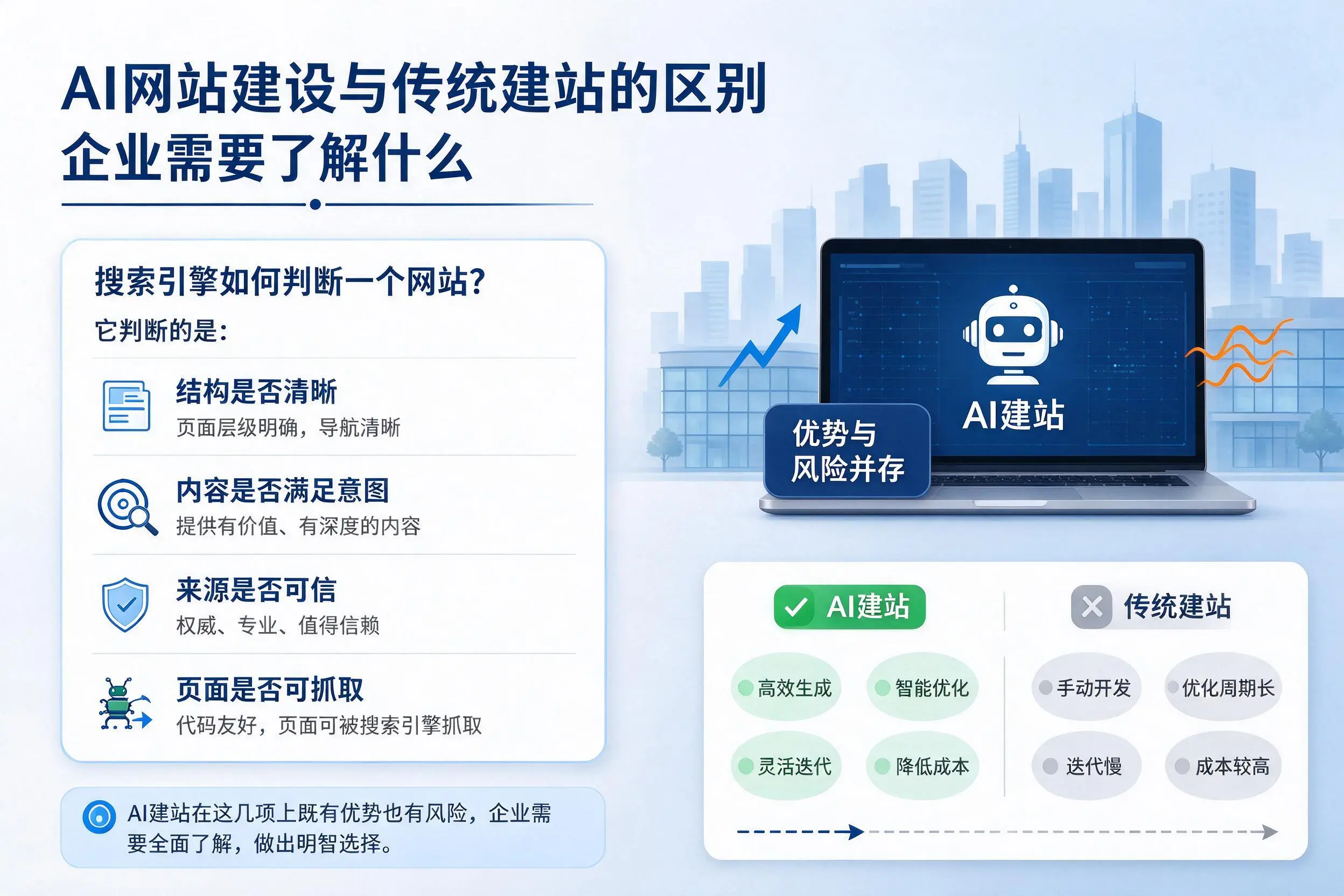 AI网站建设与传统建站的区别,山西企业需要了解什么