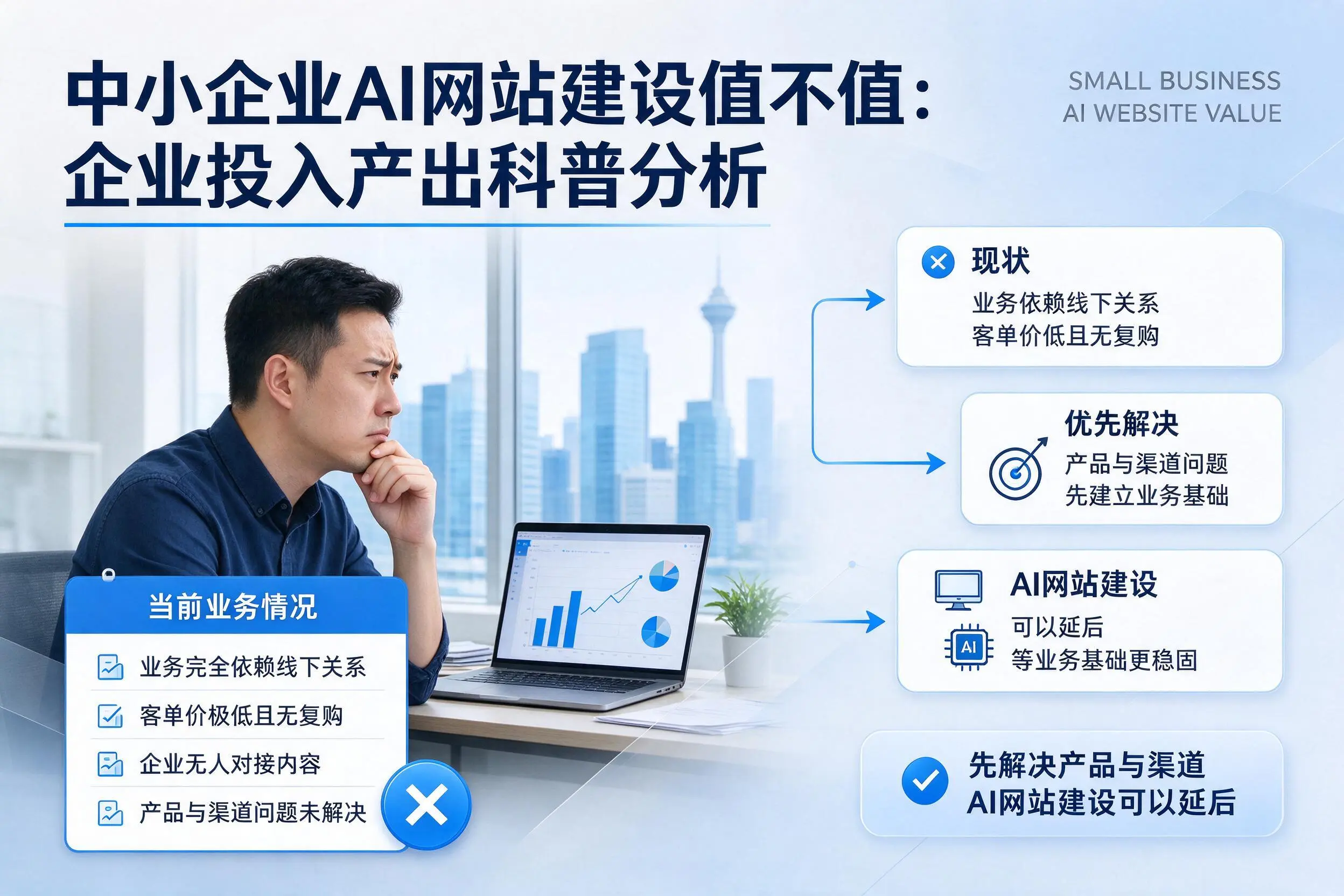 中小企业AI网站建设值不值:山西企业投入产出科普分析