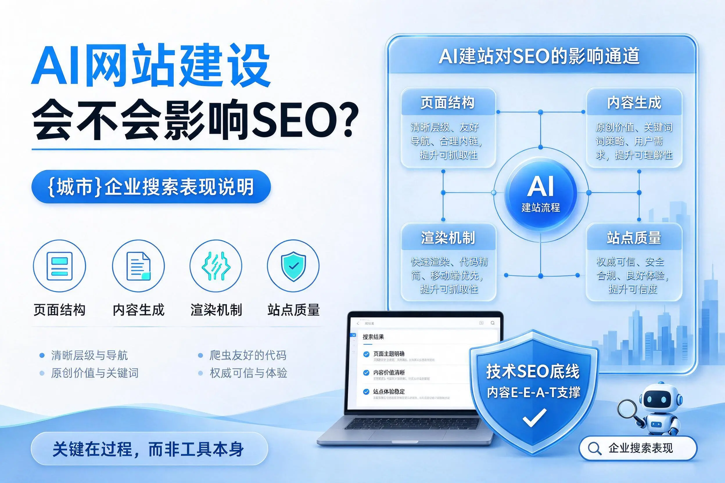 AI网站建设会不会影响SEO？山西企业搜索表现说明