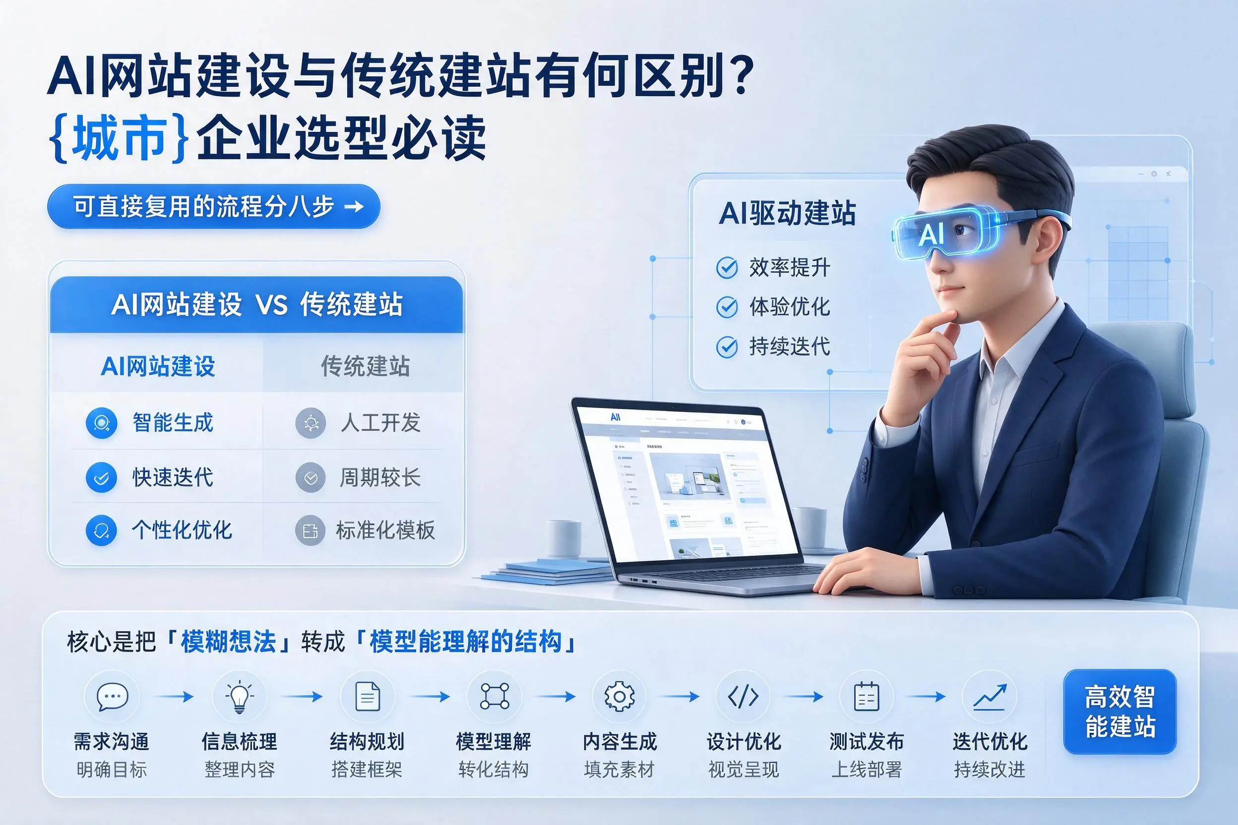 AI网站建设与传统建站有何区别?山西企业选型必读