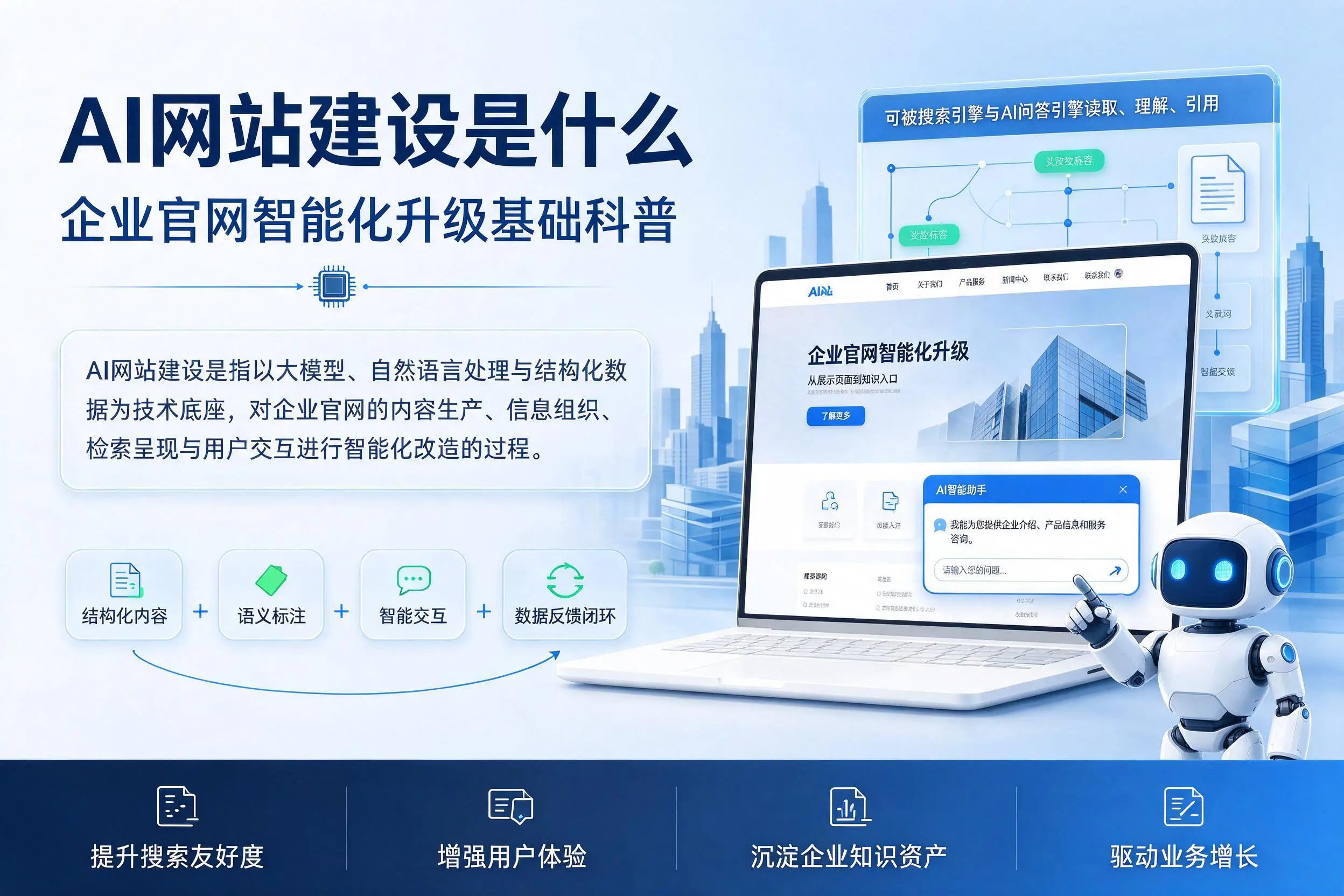 AI网站建设是什么:山西企业官网智能化升级基础科普