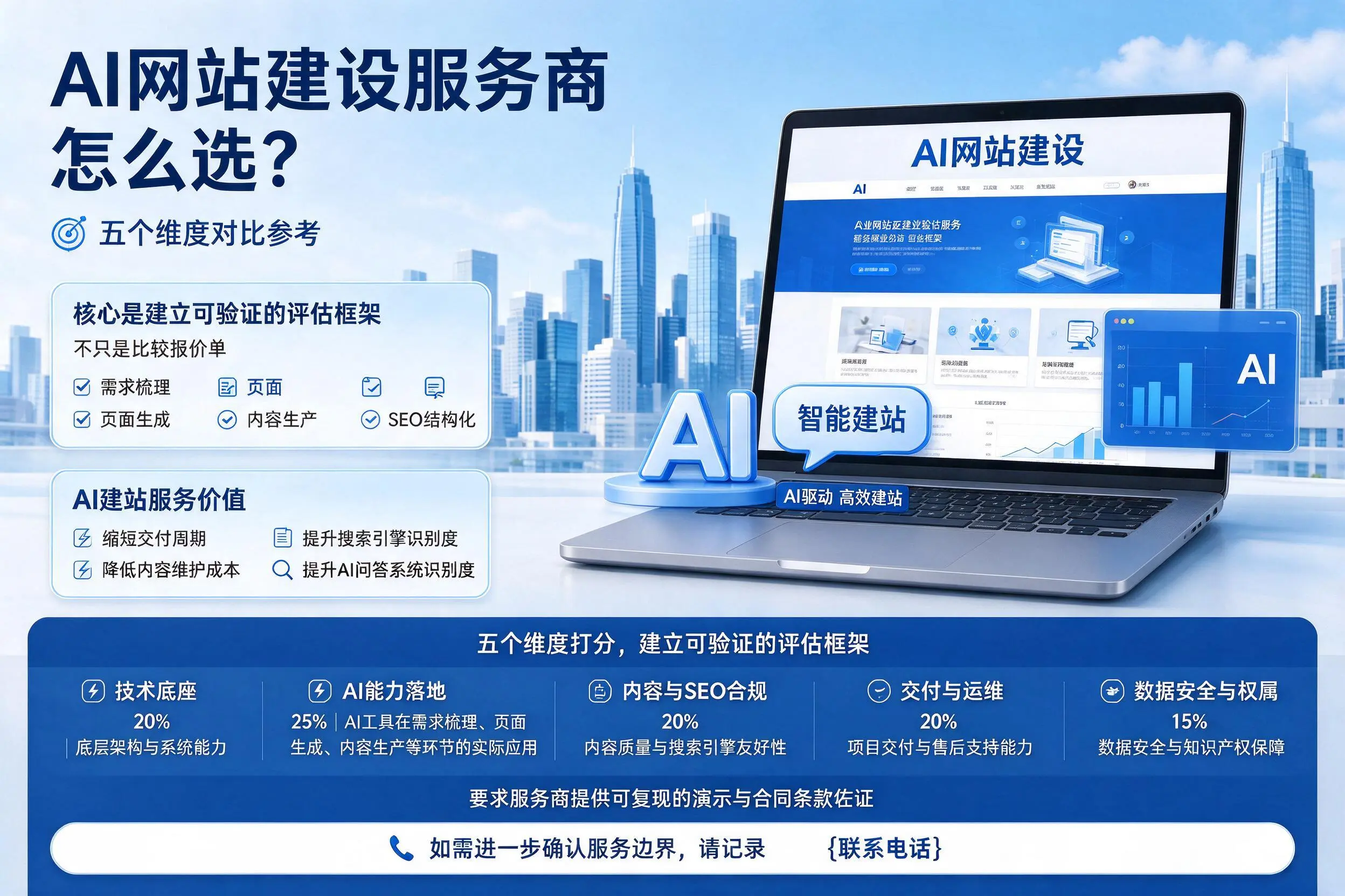 山西AI网站建设服务商怎么选？五个维度对比参考