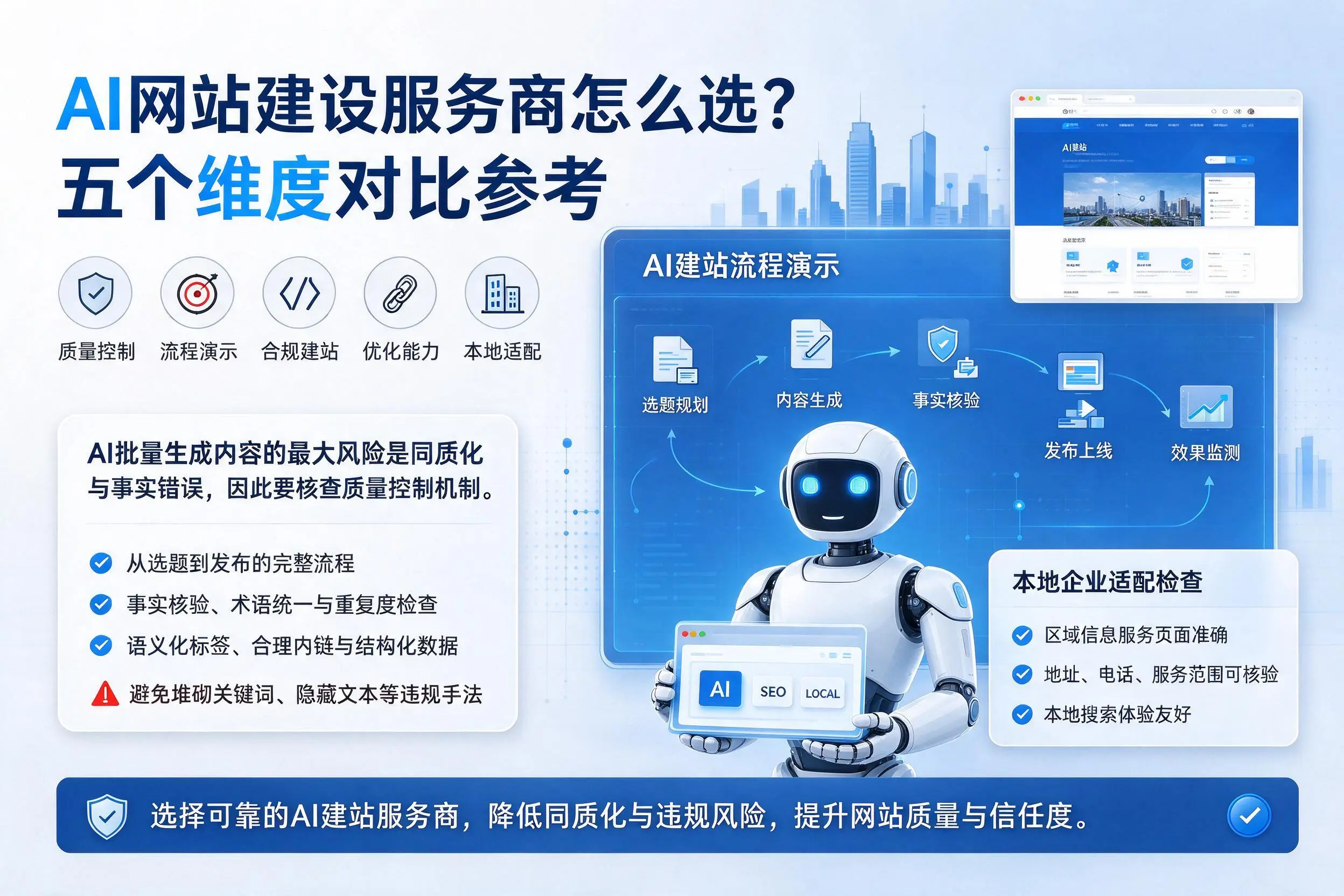 山西AI网站建设服务商怎么选？五个维度对比参考