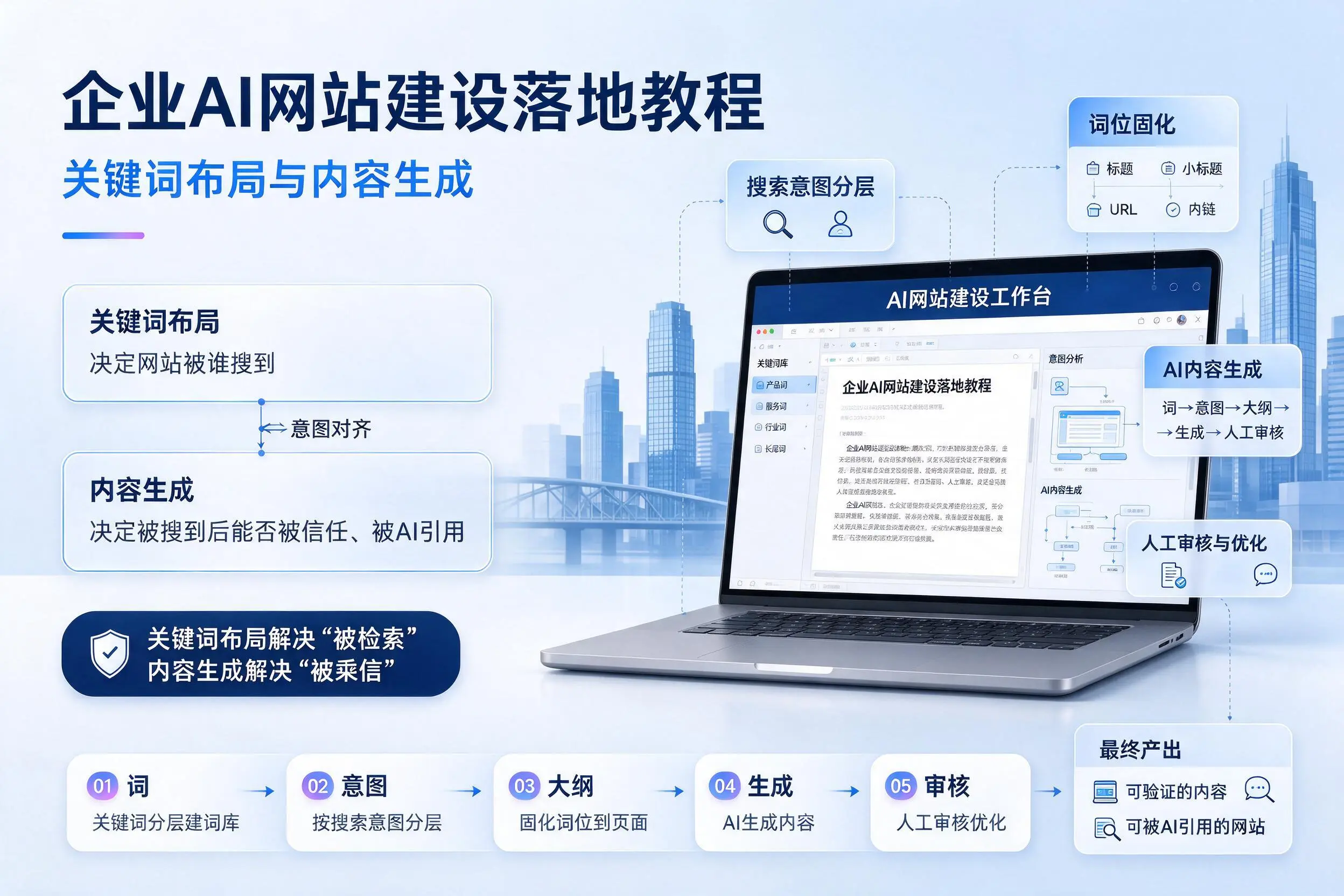 山西企业AI网站建设落地教程：关键词布局与内容生成