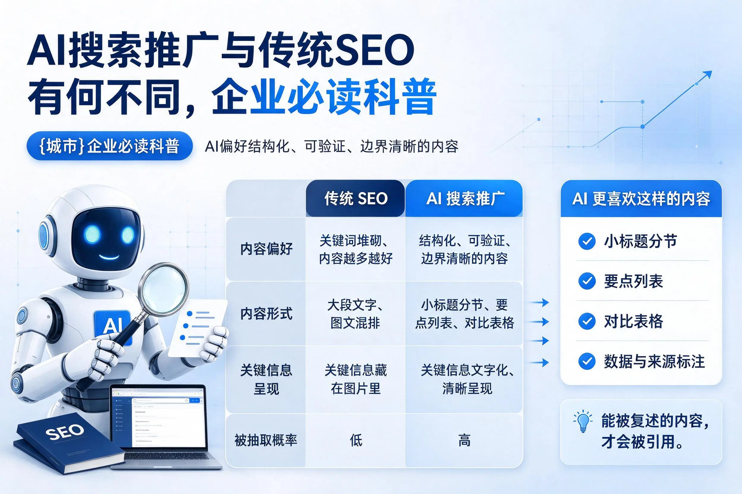 AI搜索推广与传统SEO有何不同，山西企业必读科普
